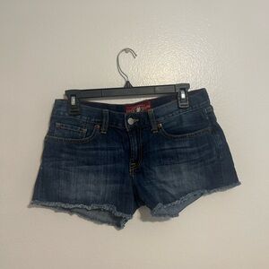 Lucky Brand Women's Blue Low Rise Denim Shorts